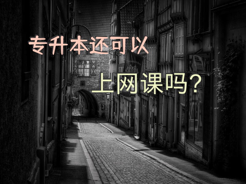专升本还可以上网课吗？