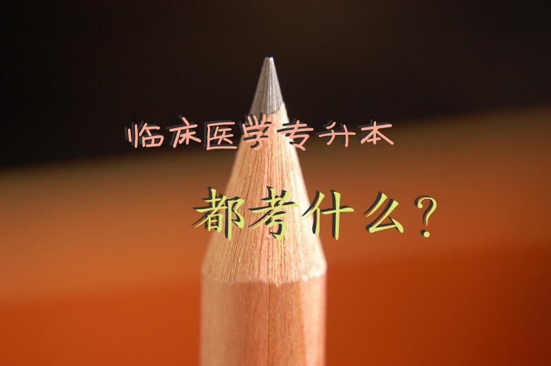 临床医学专升本都考什么？