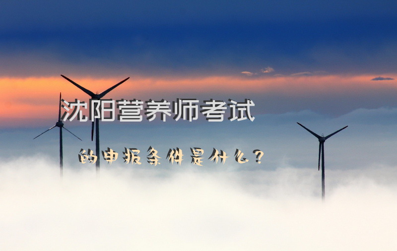 沈阳营养师考试的申报条件是什么？
