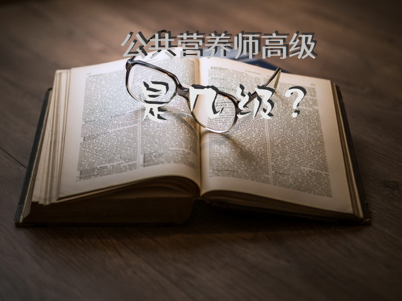 公共营养师高级是几级？