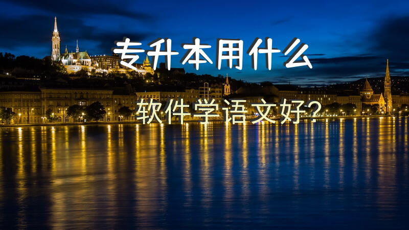 专升本用什么软件学语文好？