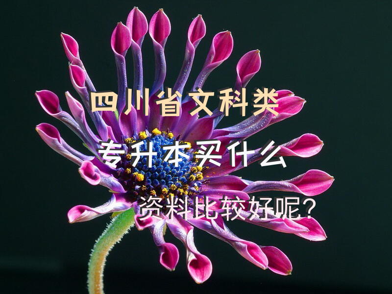 四川省文科类专升本买什么资料比较好呢？