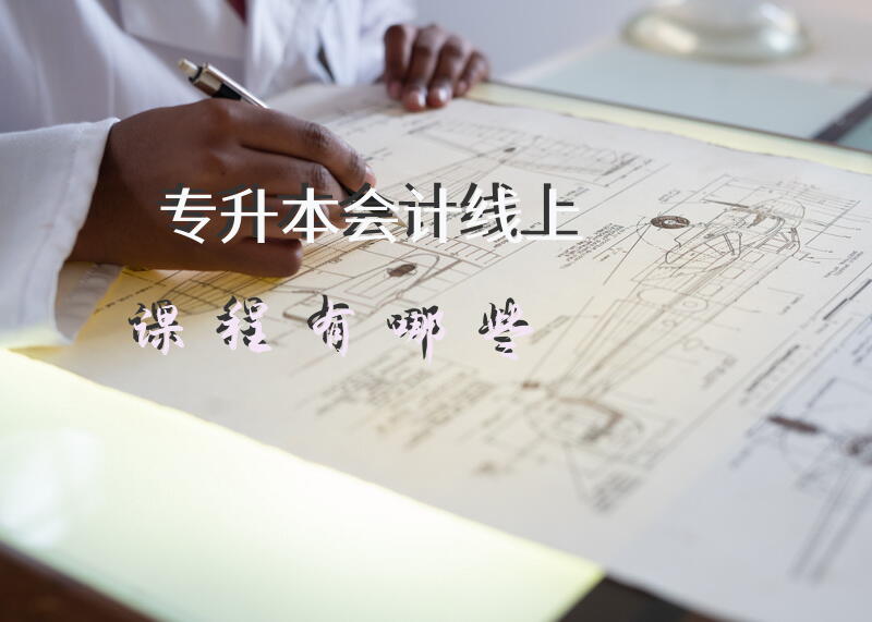 专升本会计线上课程有哪些