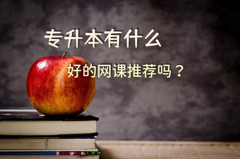 专升本有什么好的网课推荐吗？