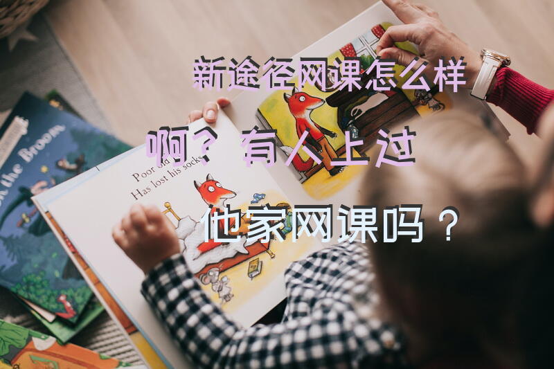 新途径网课怎么样啊？有人上过他家网课吗？