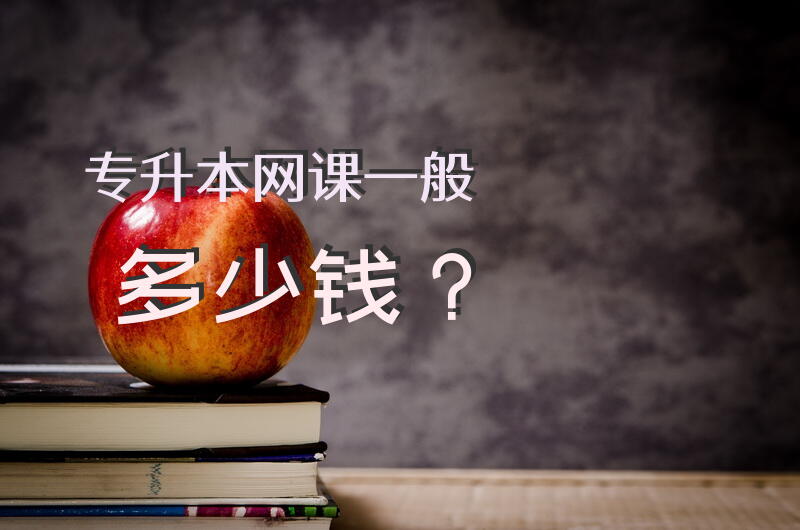 专升本网课一般多少钱？