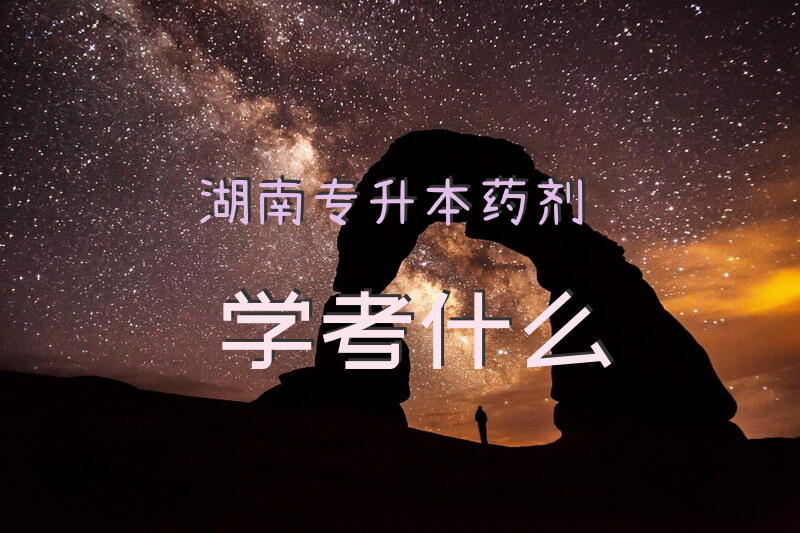 湖南专升本药剂学考什么
