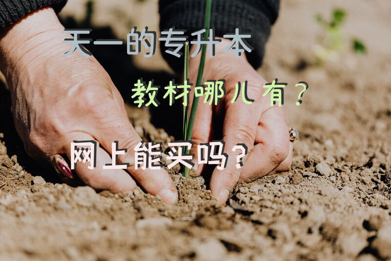 天一的专升本教材哪儿有？网上能买吗？
