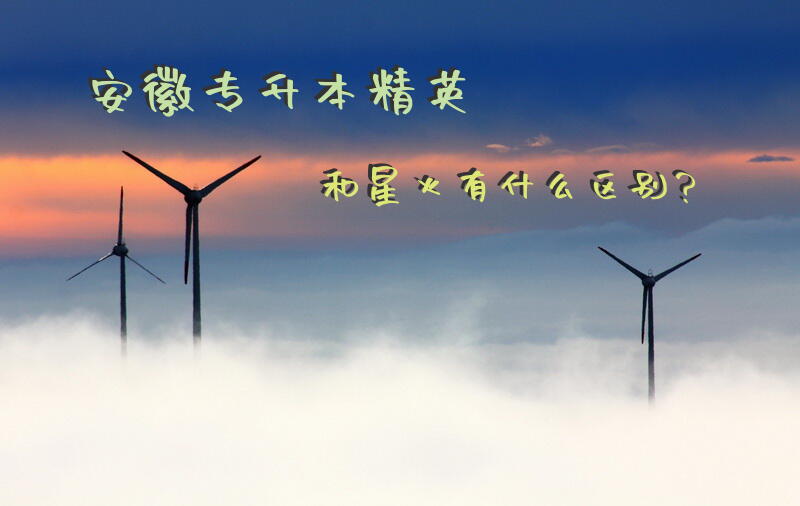 安徽专升本，精英和星火有什么区别？