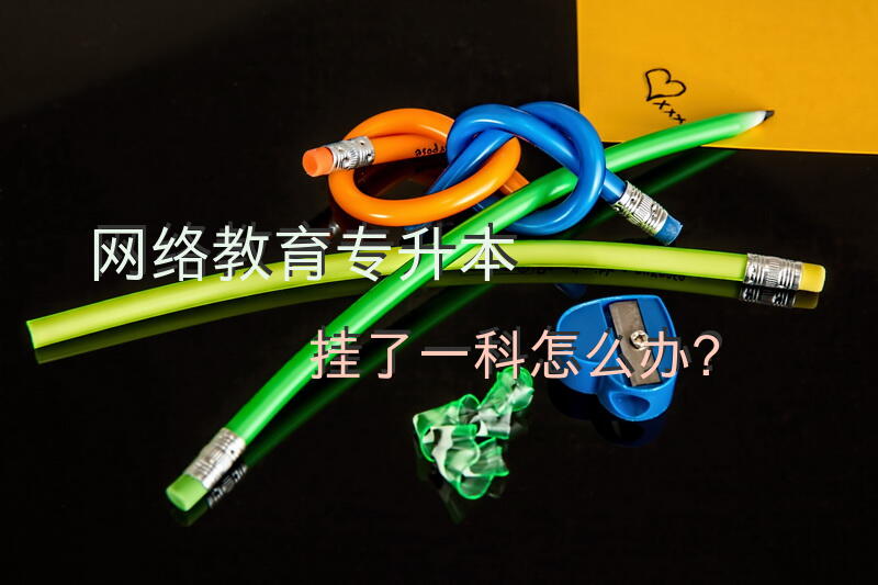网络教育专升本挂了一科怎么办？