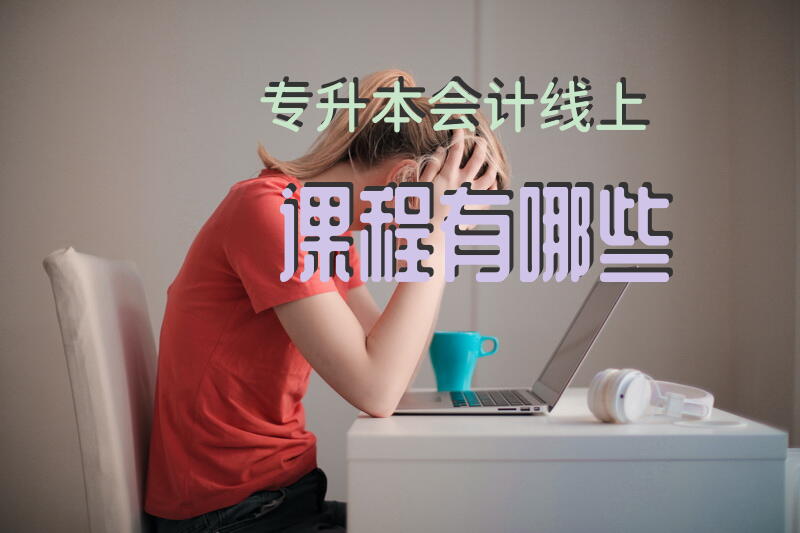 专升本会计线上课程有哪些