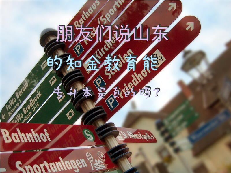 朋友们说山东的知金教育能专升本，是真的吗？