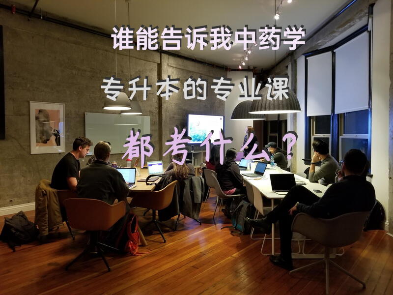谁能告诉我中药学专升本的专业课都考什么？