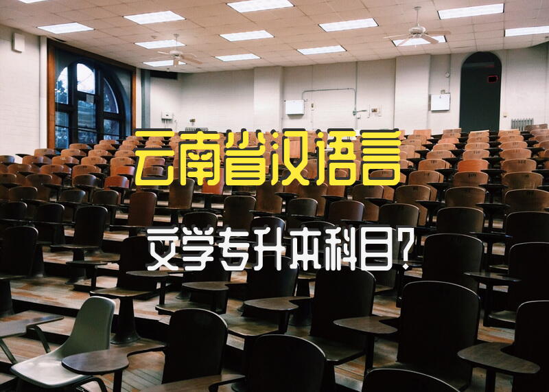云南省汉语言文学专升本科目？