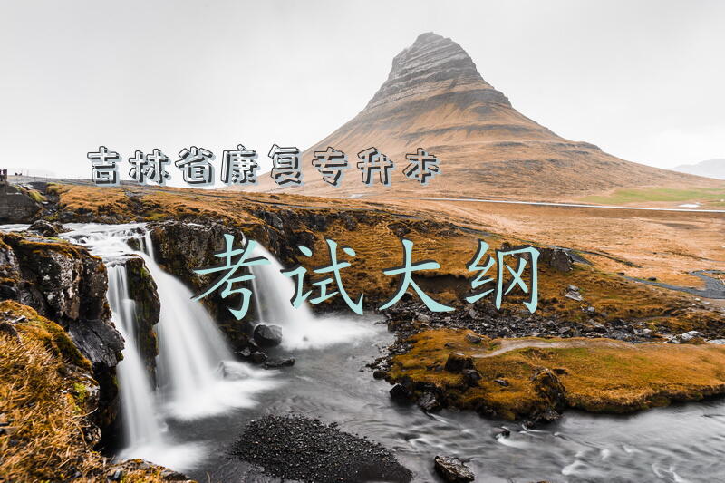 吉林省康复专升本考试大纲