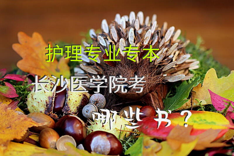 护理专业专本长沙医学院考哪些书？