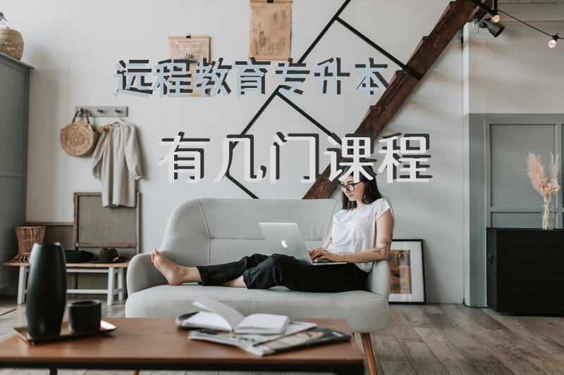远程教育专升本有几门课程