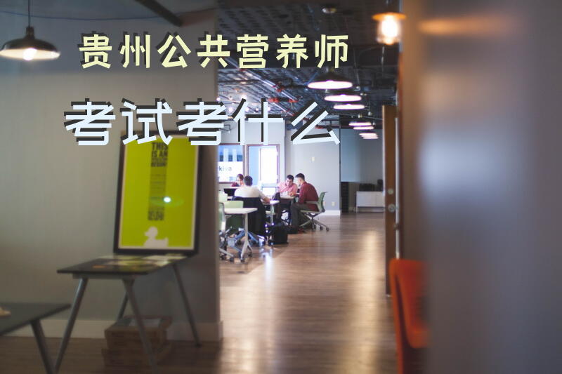 贵州公共营养师考试考什么