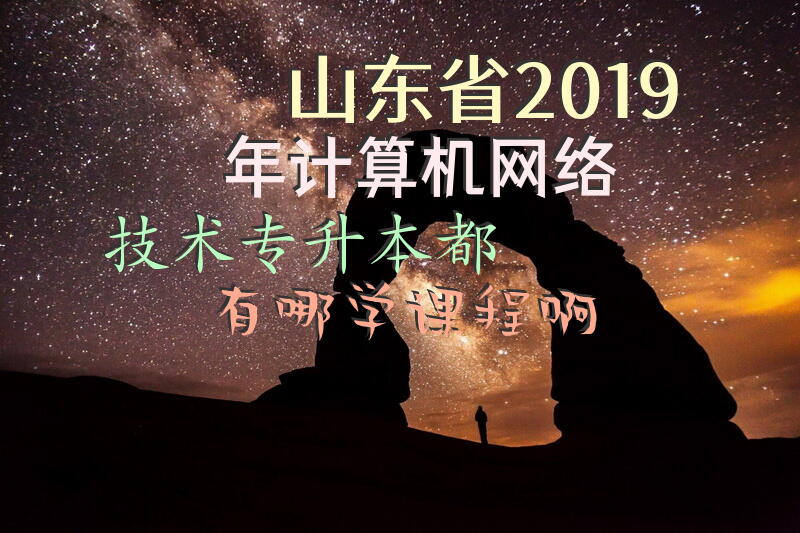 山东省2019年计算机网络技术专升本都有哪学课程啊