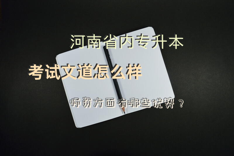 河南省内专升本考试，文道怎么样，师资方面有哪些优势？