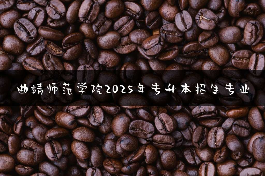 曲靖师范学院2025年专升本招生专业