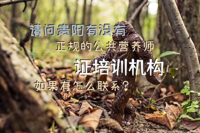 请问贵阳有没有正规的公共营养师证培训机构？如果有怎么联系？