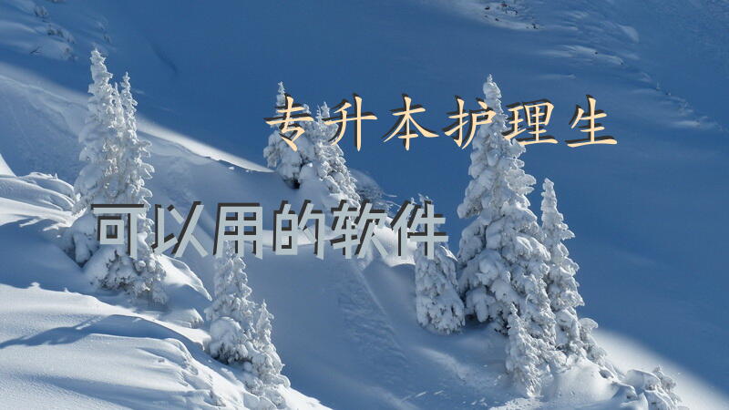 专升本护理生可以用的软件