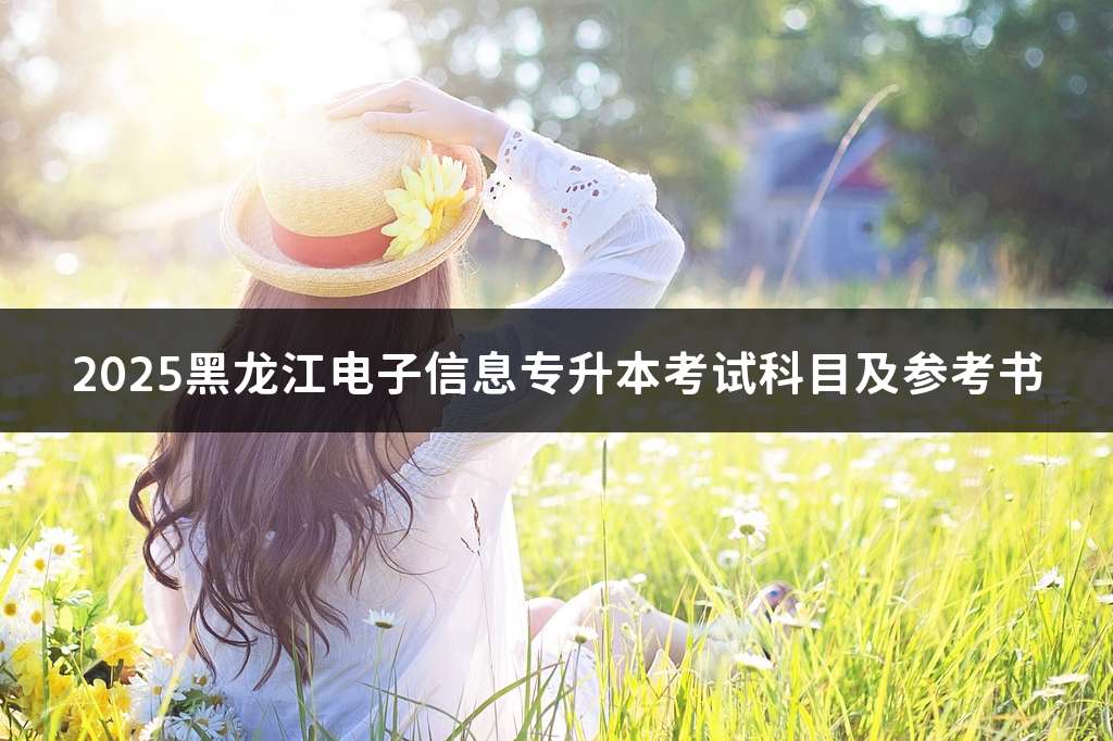 2025黑龙江电子信息专升本考试科目及参考书