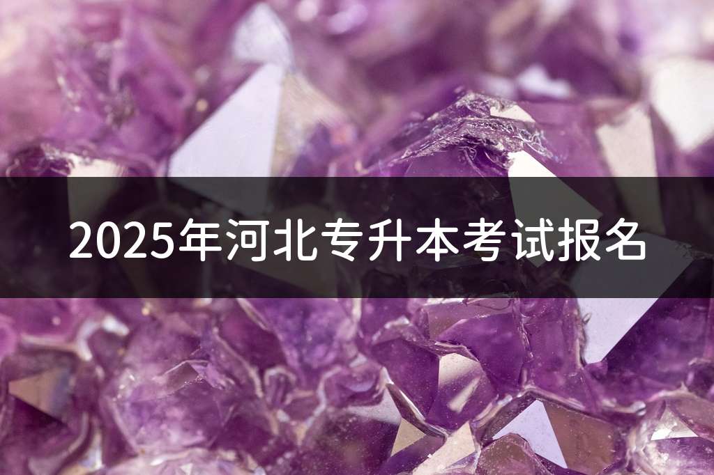 2025年河北专升本考试报名
