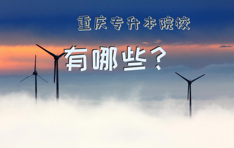 重庆专升本院校有哪些？？