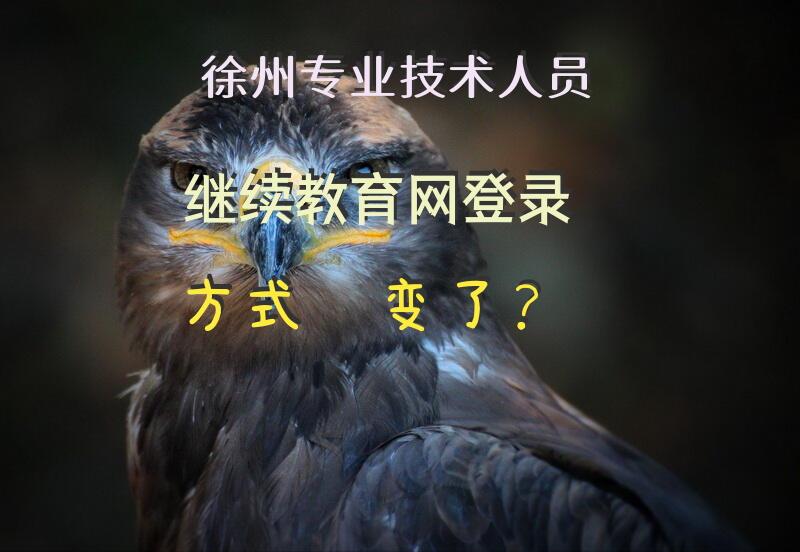 徐州专业技术人员继续教育网登录方式咋变了？