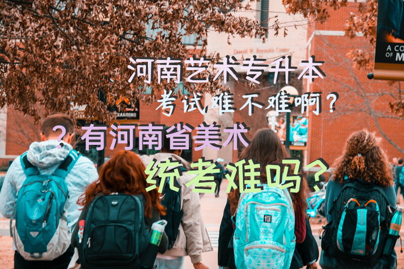 河南艺术专升本考试难不难啊？有河南省美术统考难吗？