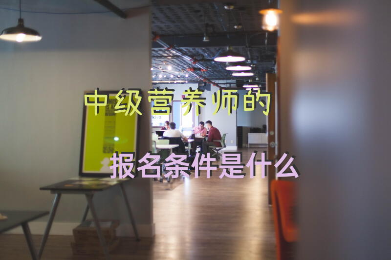 中级营养师的报名条件是什么