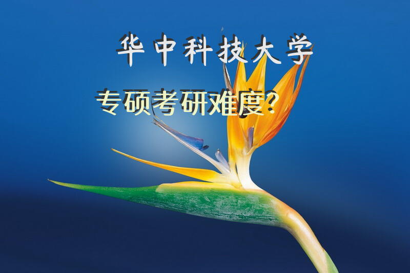 华中科技大学专硕考研难度？