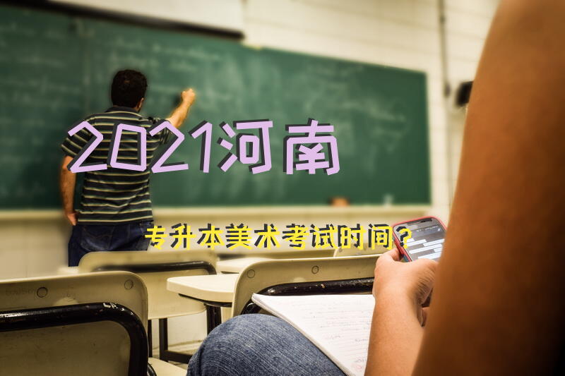 2021河南专升本美术考试时间？