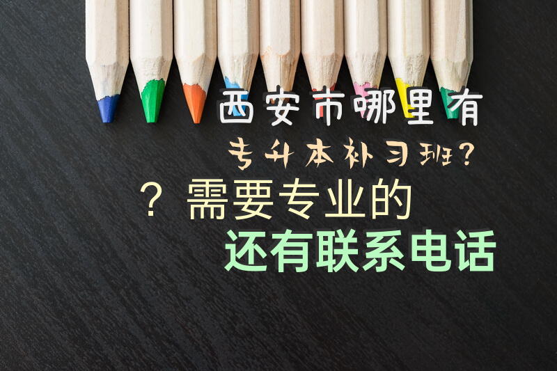 西安市哪里有专升本补习班？需要专业的还有联系电话。