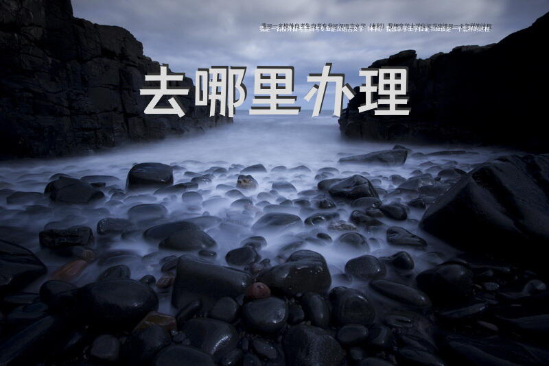 我是一名校外自考生,自考专业是汉语言文学（本科），我想拿学士学位证书应该是一个怎样的过程？去哪里办理？