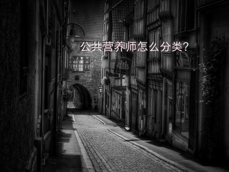 公共营养师怎么分类？