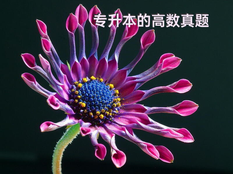 专升本的高数真题