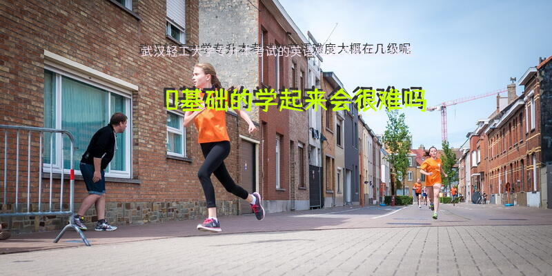 武汉轻工大学专升本考试的英语难度大概在几级呢？0基础的学起来会很难吗？