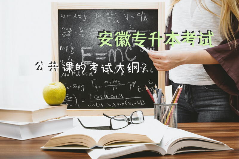 安徽专升本考试公共课的考试大纲？