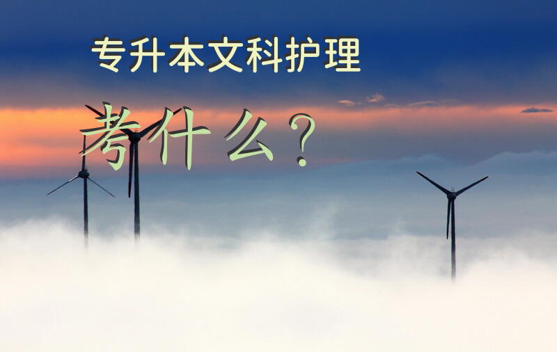 专升本文科护理考什么？