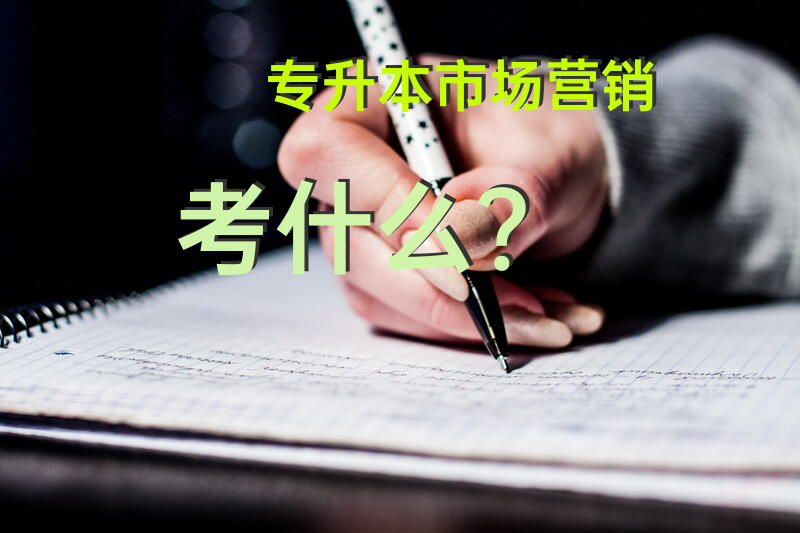 专升本市场营销考什么？
