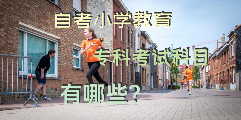 自考小学教育专科考试科目有哪些？