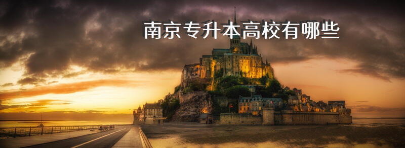 南京专升本高校有哪些