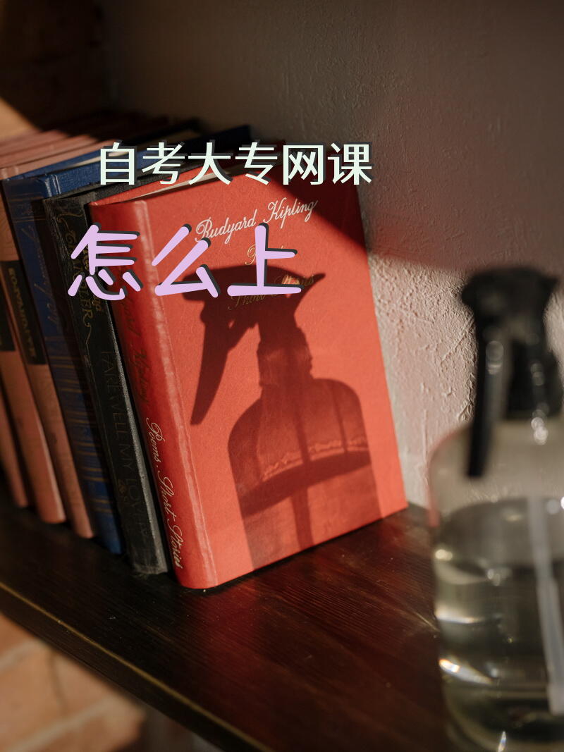 自考大专网课怎么上？