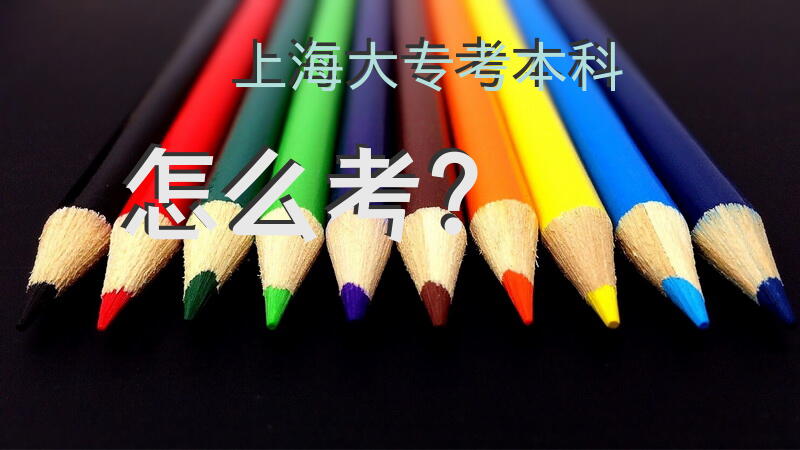 上海大专考本科怎么考？