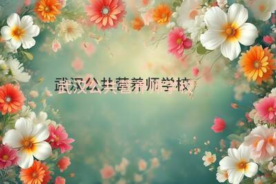 武汉公共营养师学校