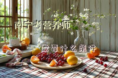 南宁考营养师需要什么条件