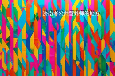 济南考公共营养师的地方